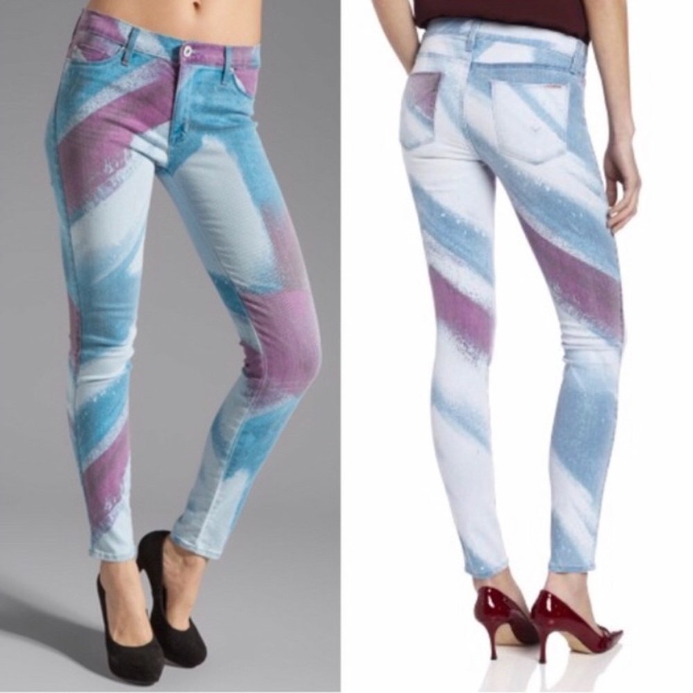 HUDSON JEANS NICO MID RISE SUPER SKINNY BOMB IT SIZE 26 MSRP $195
